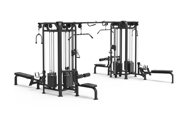 必一运动四方位多功能训练架360综合训练器健身房专用 9028C八方位训练架