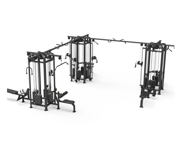 必一运动四方位多功能训练架360综合训练器健身房专用 9028E十二方位V型训练架