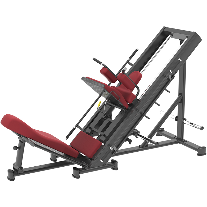 必一运动商用健身房专用器械力量器械专项器械无氧健身器械 6031倒蹬斜蹲复合训练器