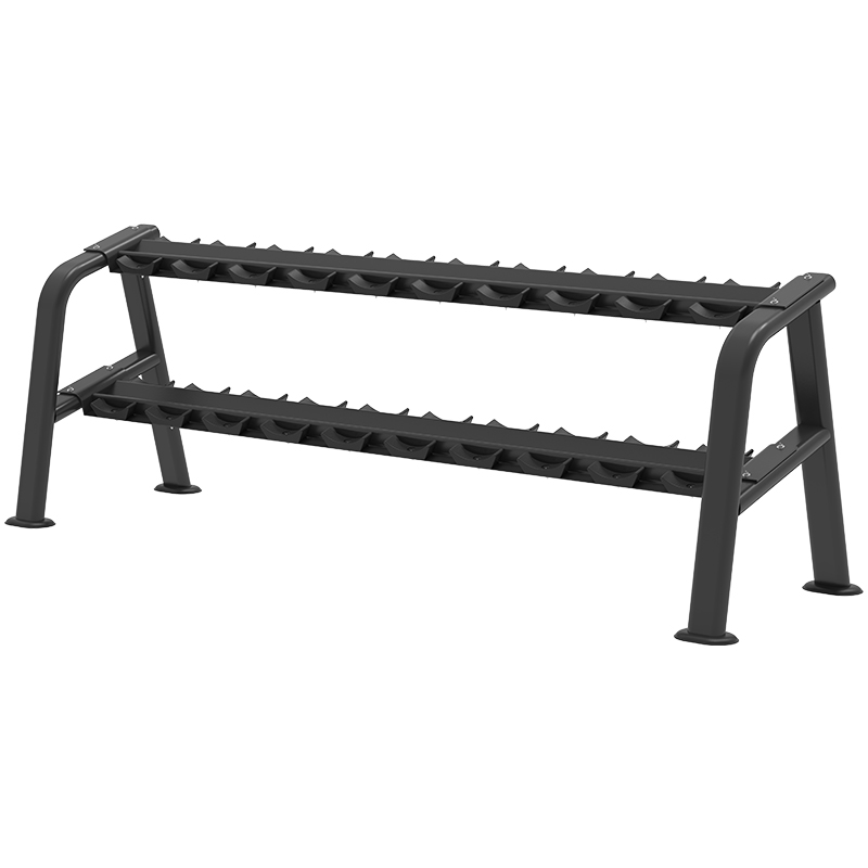 商用健身器材健身房团购专项力量器械 6043豪华双层哑铃架