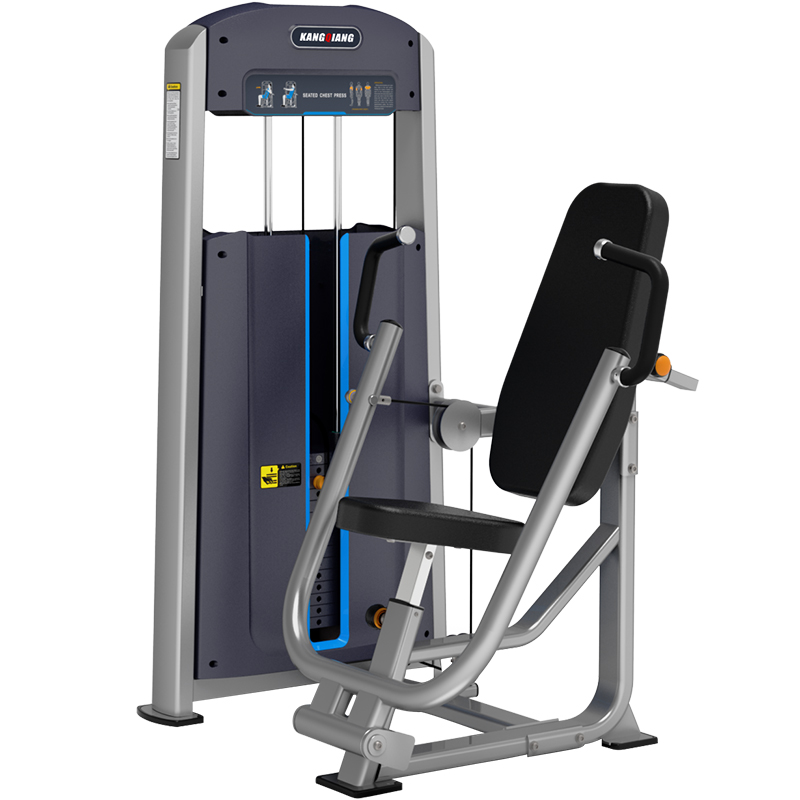 必一运动商用健身器材健身房专用 1003坐式推胸训练器