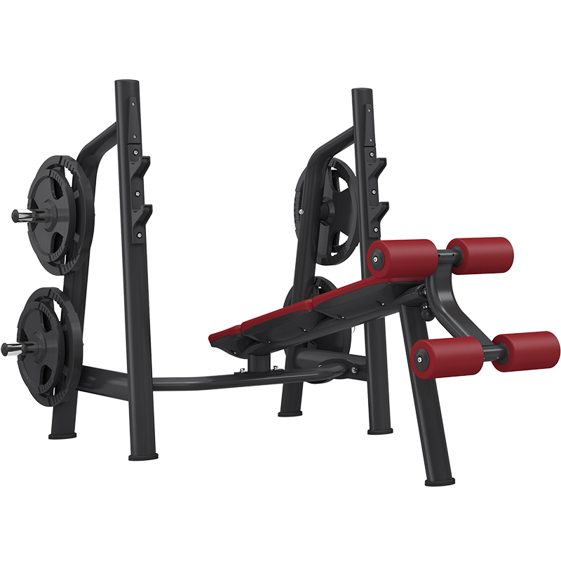 必一运动 6038下斜练习椅卧推架商用健身器材健身房团购综合训练器