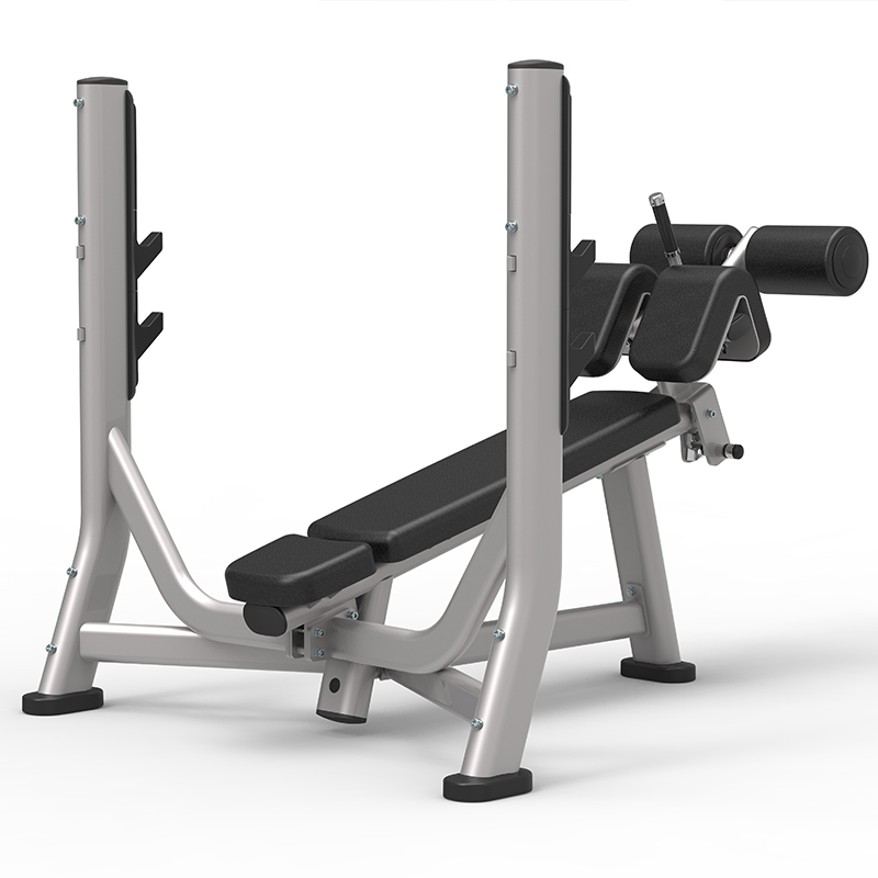 必一运动下斜卧推架健身房专业力量运动健身器材 9207