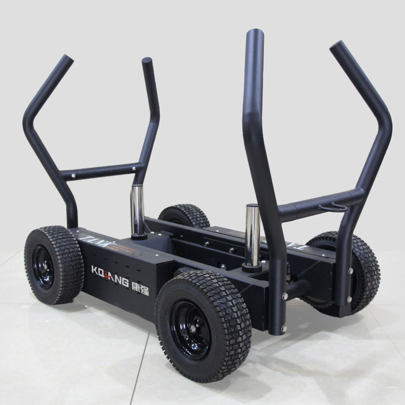 必一运动轮式雪橇车双阻力款新大纲体能训练器材 AD700+60公斤杠铃片